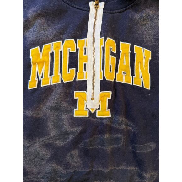 Stadium Athletics Men Large Blue Michigan Pullover Crewneck Sweatshirt - Picture 9 of 16